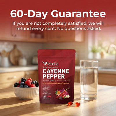 Virelia™ Cayenne Pepper Softgels (60 softgels)