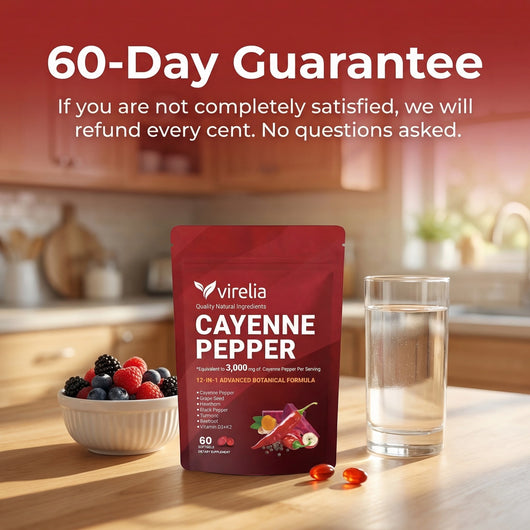 Virelia™ Cayenne Pepper Softgels (60 softgels)