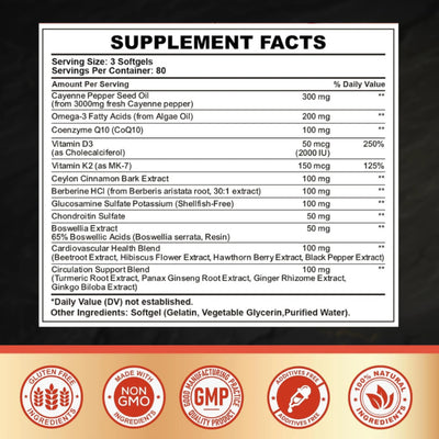 Virelia™ Cayenne Pepper Softgels
