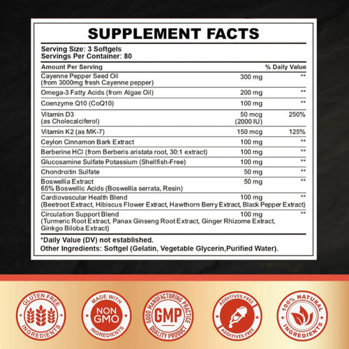 Virelia™ Cayenne Pepper Softgels