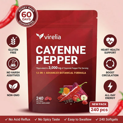 Virelia™ Cayenne Pepper Softgels (240pcs)