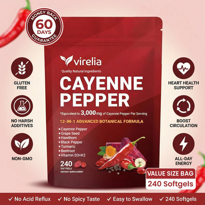 Virelia™ - Cayenne Pepper Softgels