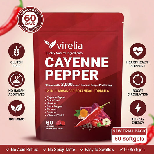 Virelia™ - Cayenne Pepper Softgels