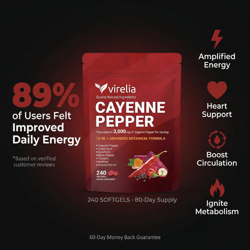 Virelia™ Cayenne Pepper Softgels (240pcs)