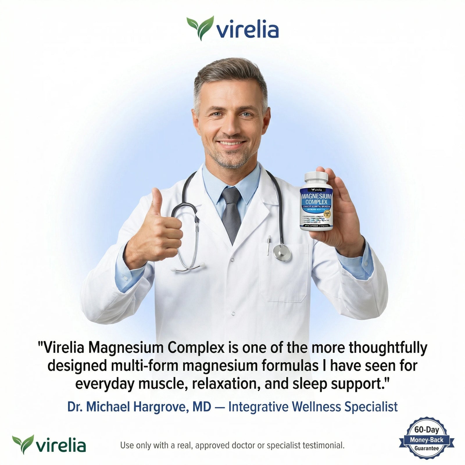 Expert-Recommended Wellness with Virelia™ Magnesium Complex
