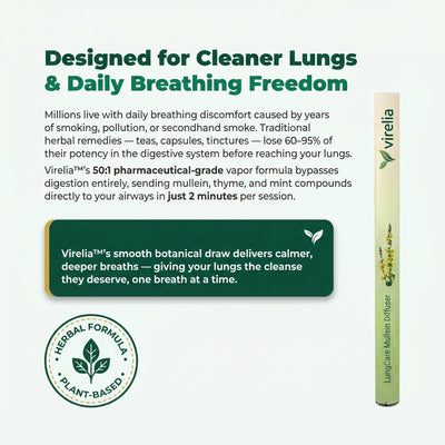 Virelia™ Botanical LungCare Mullein Diffuser