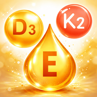 Vitamins D3, K2 & E