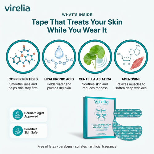 Virelia™ Peptide-Infused Face & Eye Tape