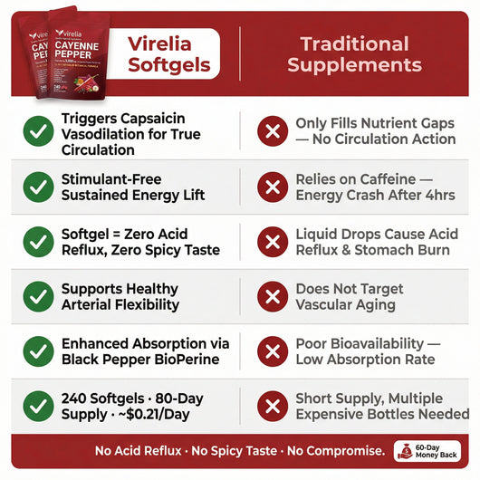 Virelia™ Cayenne Pepper Softgels (240pcs)