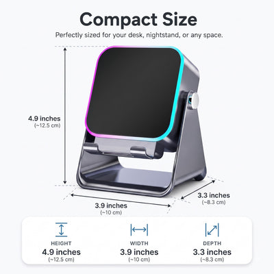 Flexivus AuraDock™ | 5-in-1 Foldable Bluetooth Speaker & Phone Stand
