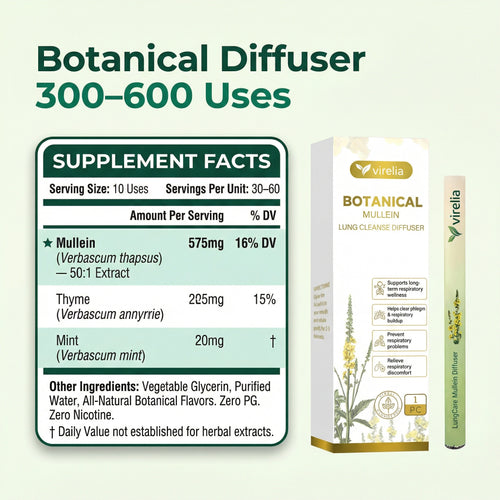 Virelia™ Botanical LungCare Mullein Diffuser