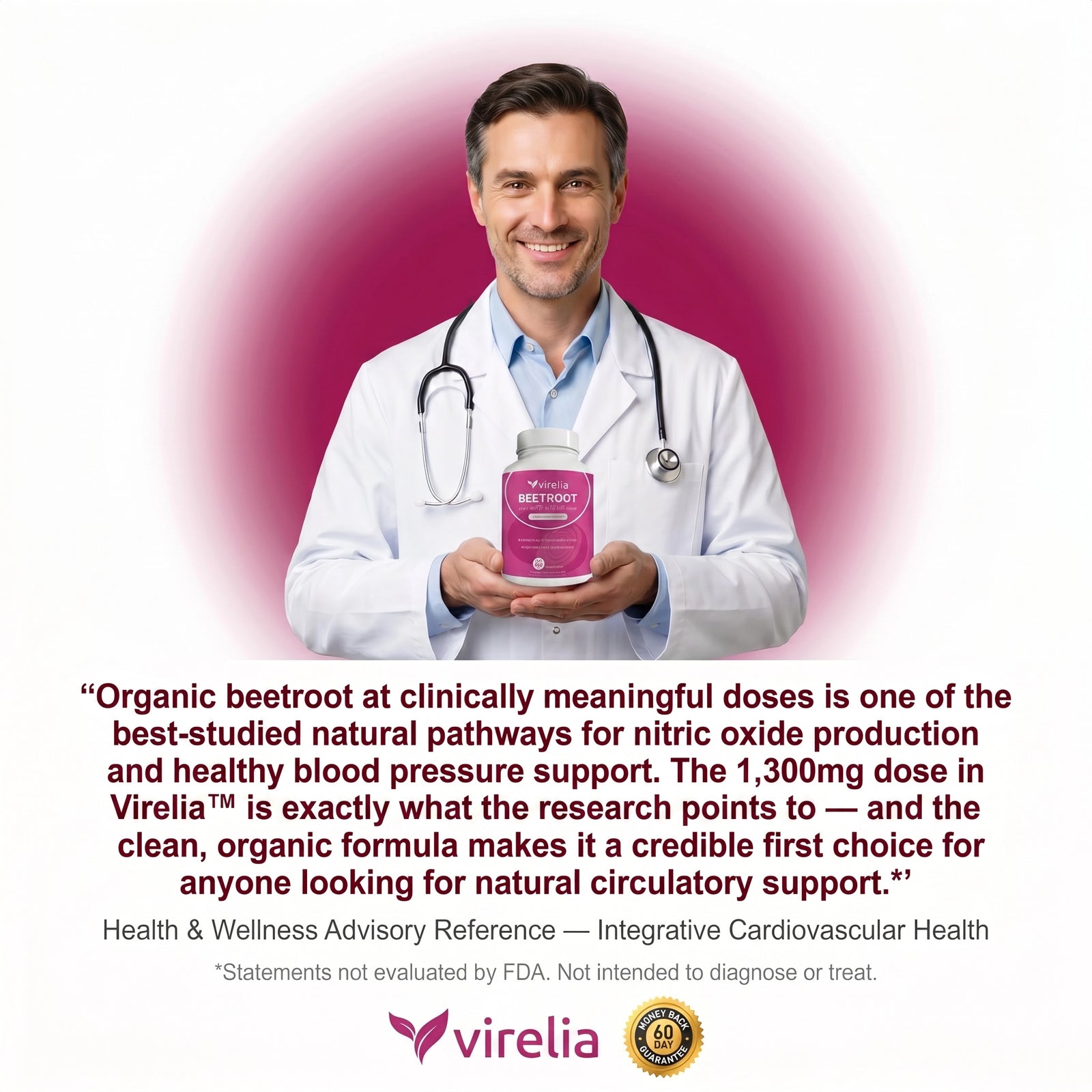 Expert-Recommended Wellness with Virelia™ Beetroot Capsules
