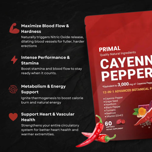 Virelia™ Cayenne Pepper Softgels