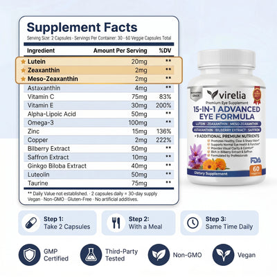 Virelia™ 15 in 1 Advanced Eye Formula
