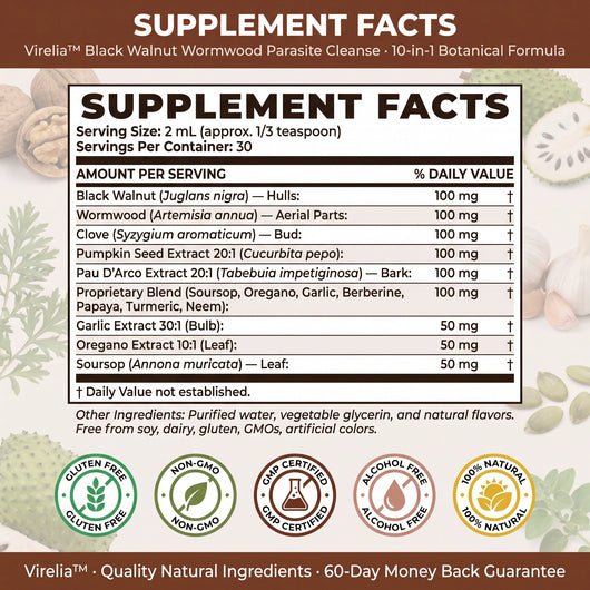 Virelia™ — Black Walnut Wormwood