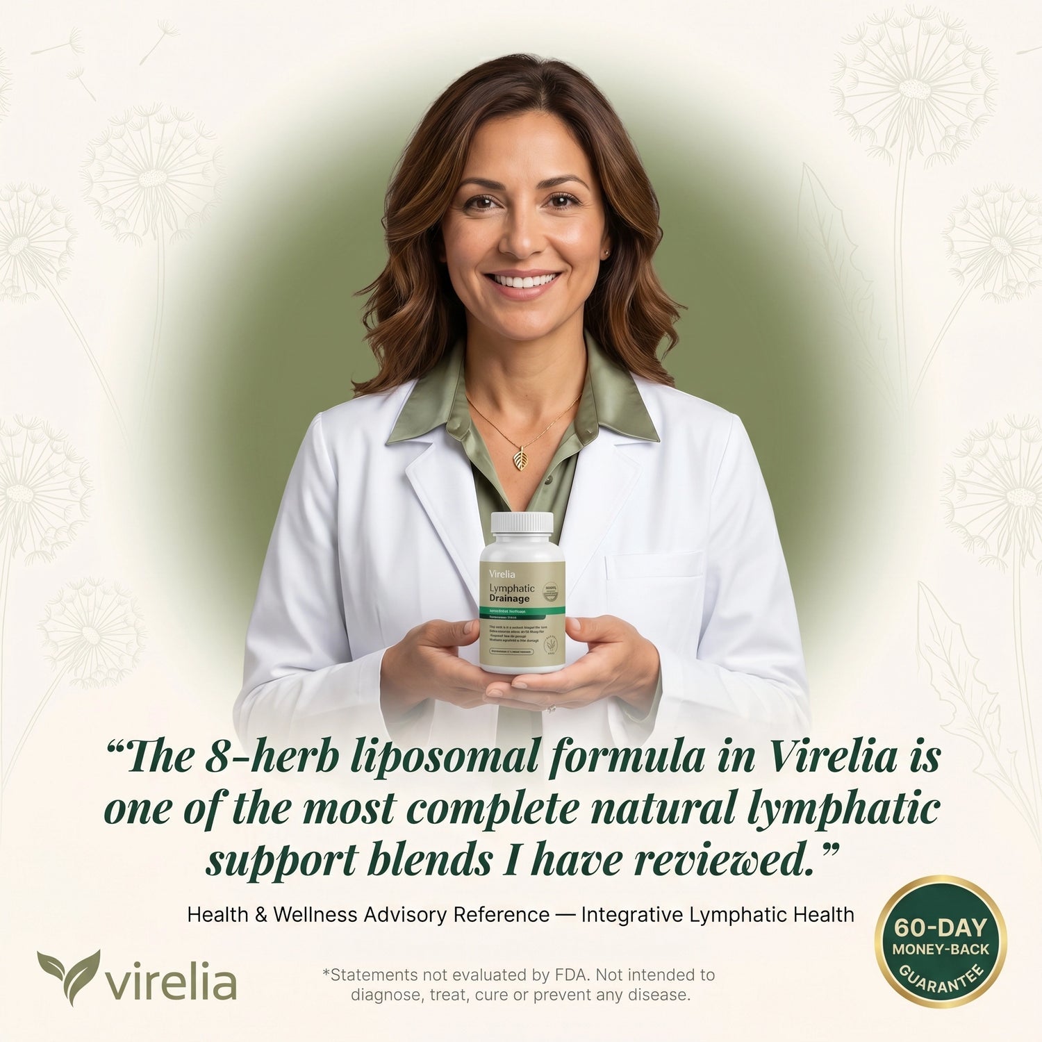 Expert-Recommended Wellness with Virelia™ Lymphatic Drainage Capsules