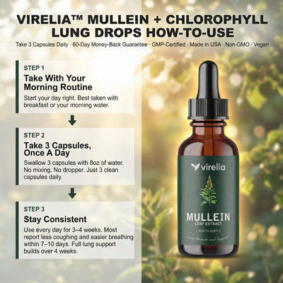 Virelia™ Mullein + Chlorophyll Lung Drops
