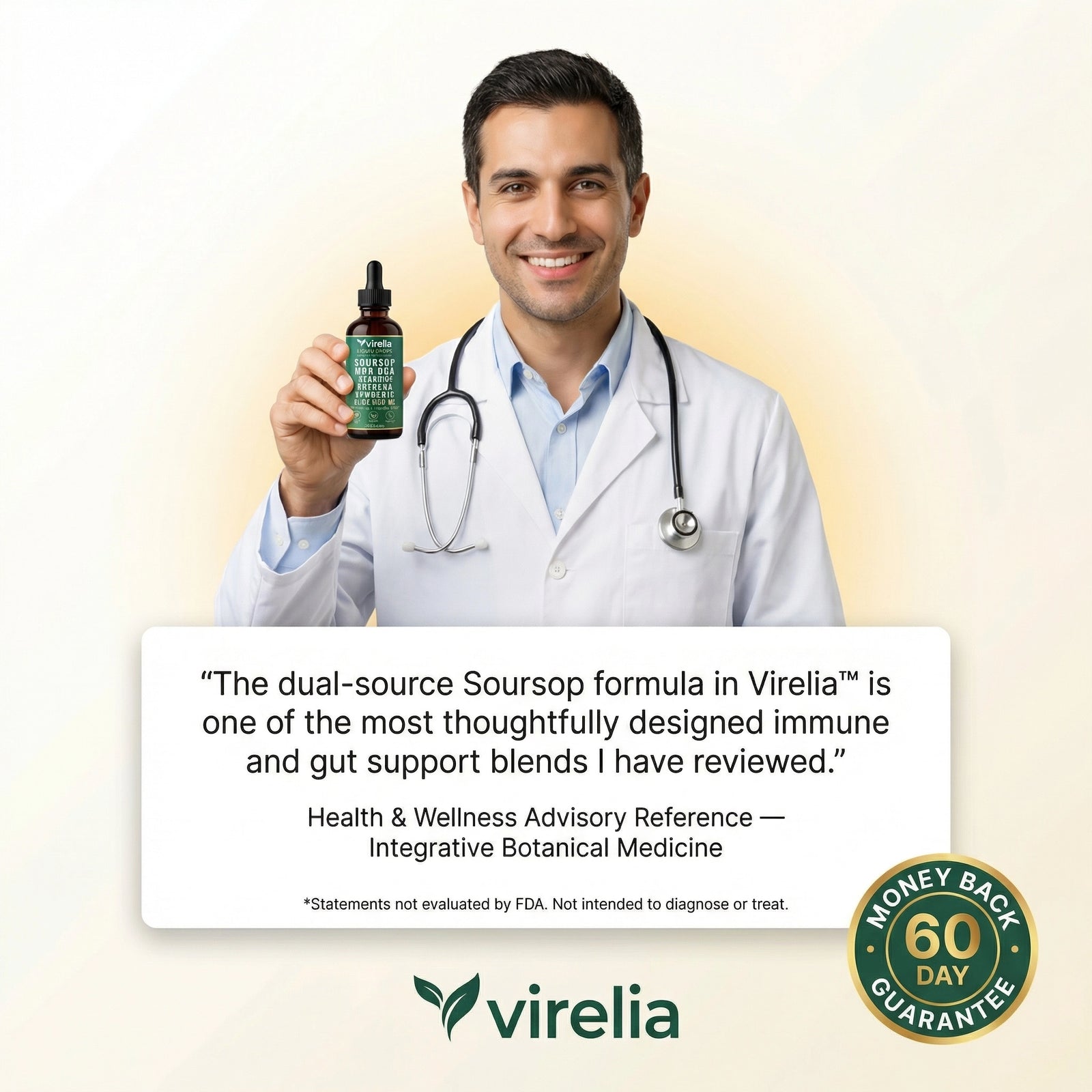 Expert-Recommended Wellness with Virelia™ Soursop Liquid Drops