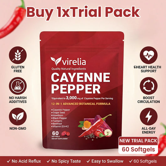 Virelia™ - Cayenne Pepper Softgels